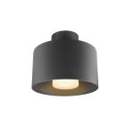 SLV Photoni Aluminium Noir | Convient pour 1x E27