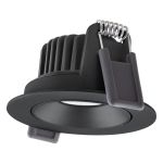 Ledvance Spot LED Adjust Aluminium Noir 8W 680lm 36D - 930 Blanc Chaud | Diamètre 68mm - IP20 - Meilleur rendu des couleurs - Dimmable