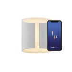 Nordlux Grip Smart LED applique murale Blanc 10W 830lm 120D - 827 Blanc Très Chaud | Dimmable – IP54