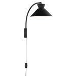 Nordlux Dial Applique Murale Métal Noir | Convient pour 1x E27