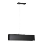 Emibig Suspension Luminaire Gentor Acier Noir | Convient pour 2x E27 - Max 15W