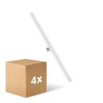 Lot 4x Ledvance Ledinestra BASE Tube LED 6W 640lm - 827 Blanc Très Chaud | 50cm - Équivalent 40W