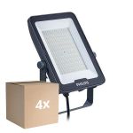Lot 4x Philips Projecteur LED Ledinaire BVP169 100W 12000lm 110D - 830-840-865 CCT | IP65 - Symétrique