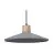 Ledvance Decor Béton/Acier/Bois Suspension Luminaire 320 Foncé Gris | Convient pour E27