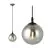 Emibig Suspension Luminaire Cosmo Acier Noir | Convient pour 1x E14 - Max 10W