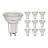 Lot 10x Noxion Spot LED GU10 PAR16 4W 345lm 36D - 827 Blanc Très Chaud | Dimmable - Équivalent 50W