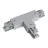 Connecteur triphasé forme T - Argent