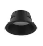 Noxion Downlight LED Hera Profond Encastré Noir 9W 900lm 80D - 827-830-840 CCT | 146mm - Diamètre 120mm