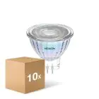 Lot 10x Noxion Spot LED GU4 MR11 1.8W 184lm 36D - 827 Blanc Très Chaud | Équivalent 20W