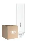 Lot 10x Philips CorePro PL-T LED Ampoule HF 18.5W - 830 Blanc Chaud | 4-Pins - Équivalent 42W