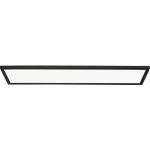 Brilliant Milton Plafondlamp Kunststof Zwart Wit 19W 3200lm - 840 Koel Wit | IP44