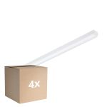 Voordeelpak 4x Philips LED Montagebalk CoreLine Wit 37W 5200lm - 865 Daglicht | 150cm - - Vervangt 2x58W