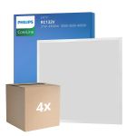Voordeelpak 4x Philips LED Paneel CoreLine RC132V 22/31W 2900-4300lm - 830-835-840 CCT | 60x60cm - UGR <19 - Selecteerbaar Wattage 