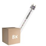 Voordeelpak 8x Osram LED Buis T8 Fluora (EM/Mains) Standard Output 18.3W 1450lm - 825 Zeer Warm Wit | 150cm - Vervangt 58W