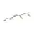 Eglo Plafondlamp Buzz-LED Staal Satijn Nikkel 4x2.8W 4x250lm - 830 Warm Wit | IP20 - Incl. 4x GU10
