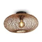 Good&Mojo Plafondlamp Cango Bamboe Bruin | Geschikt voor 1x E27 