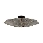 Good&Mojo Plafondlamp Panama Rotan Grijs | Geschikt voor 1x E27 